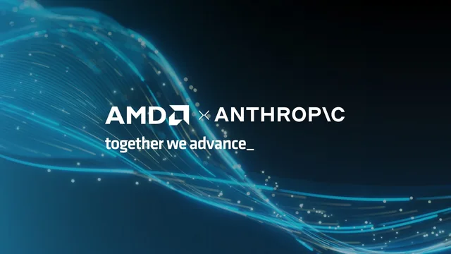 AMD and Anthropic partnership announcement artwork